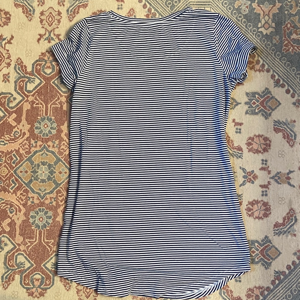 Ralph Lauren Navy and White Striped nightgown - Picture 4 of 4